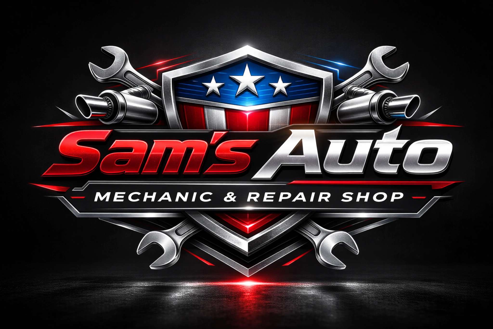 Sam’s Auto Repair logo